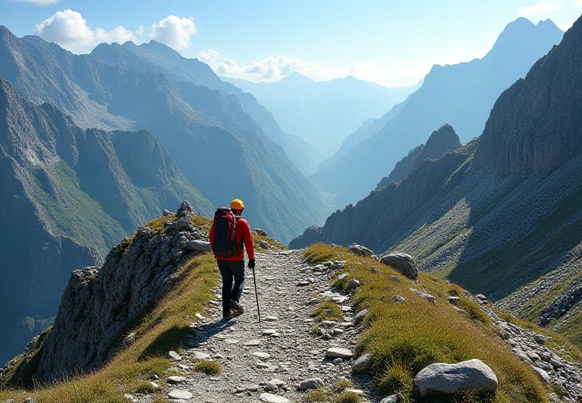 Alpine Trekking Along Historic Trade Routes